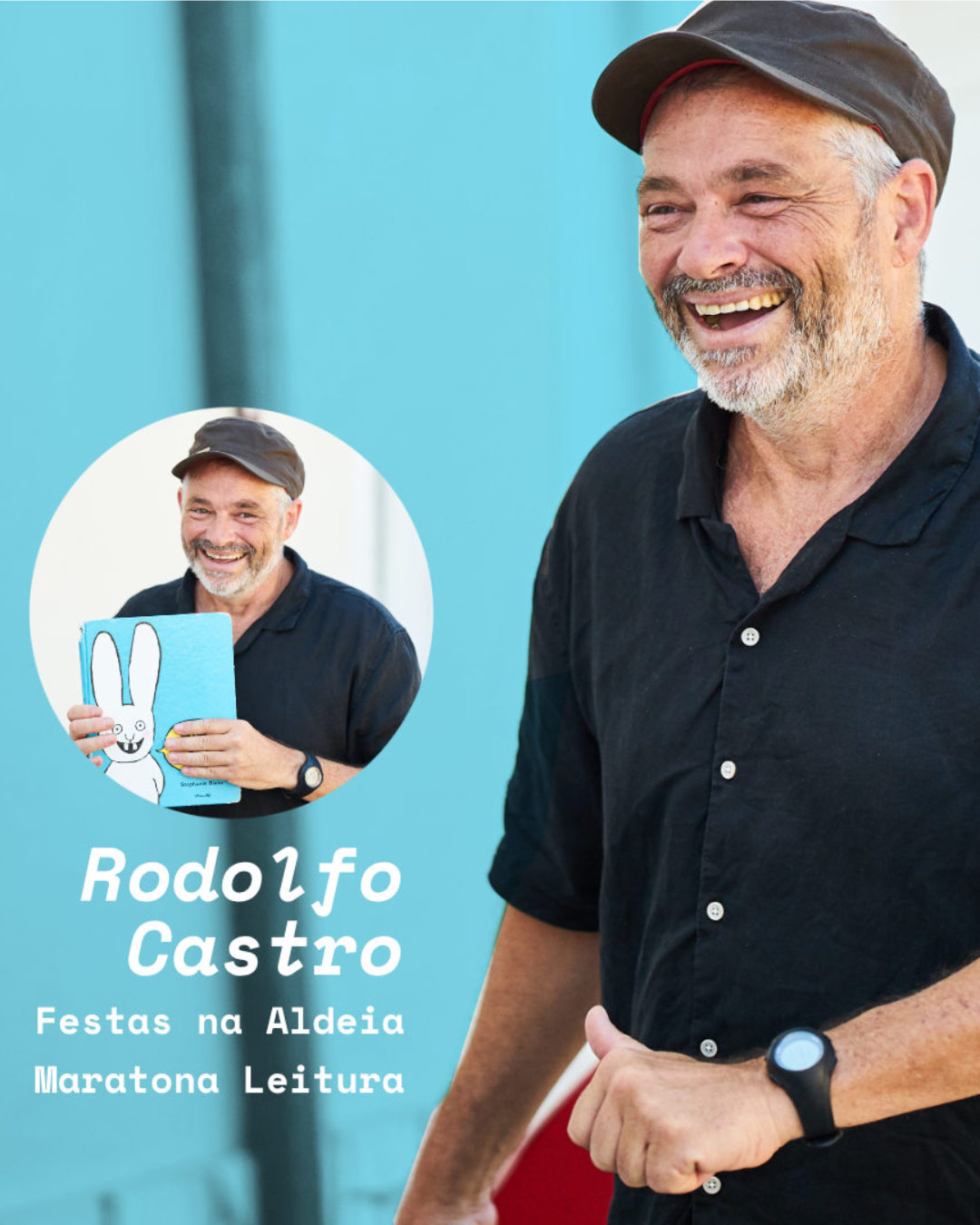 A professionally designed post introducing a festival guest, featuring his photograph and a short biography. A professionally designed post introducing a festival guest, featuring his photograph and a short biography.