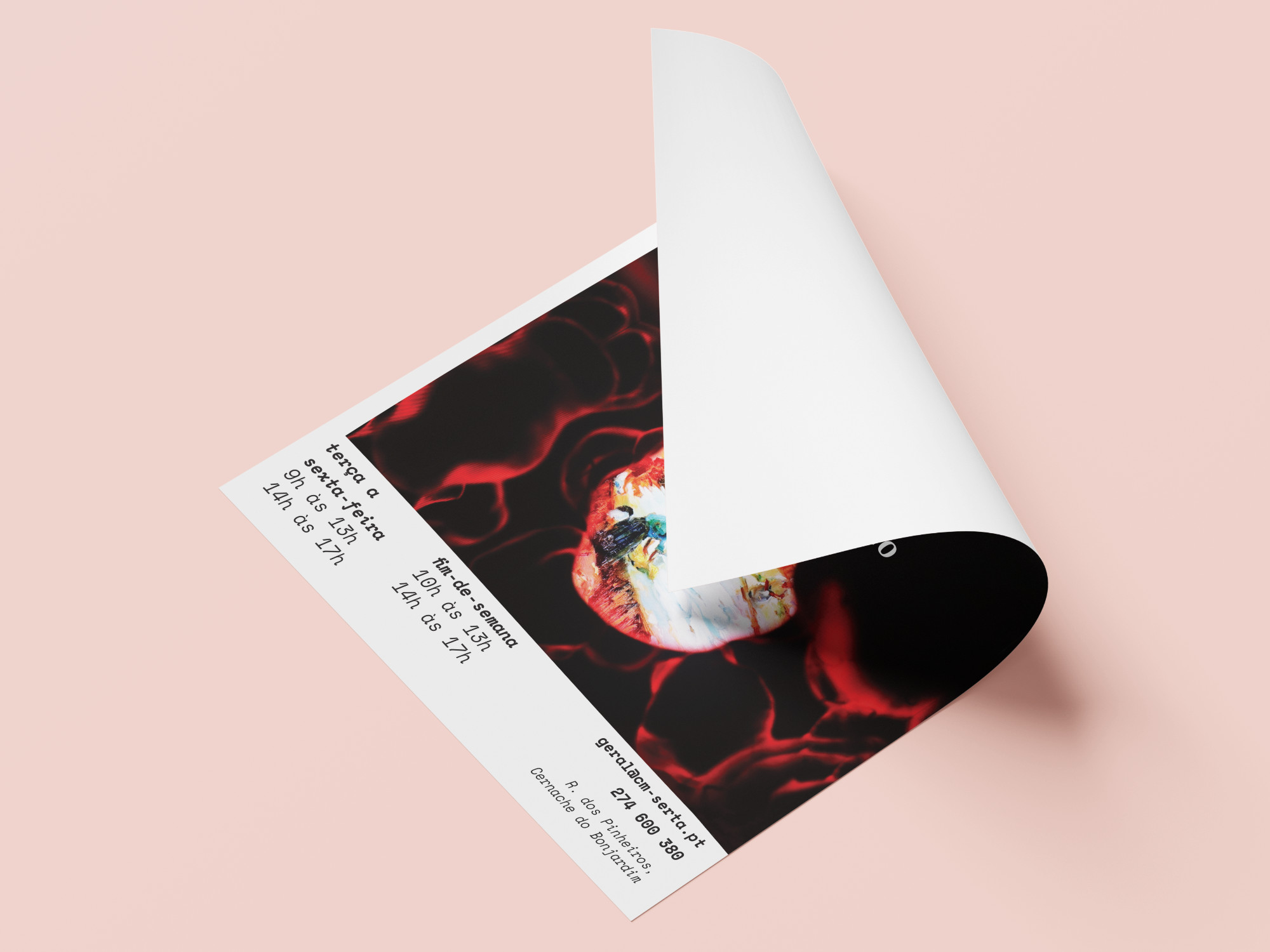 Mockup of a museum promotion poster, with a minimalist design and a color palette that reflects the brand. Mockup of a museum promotion poster, with a minimalist design and a color palette that reflects the brand.