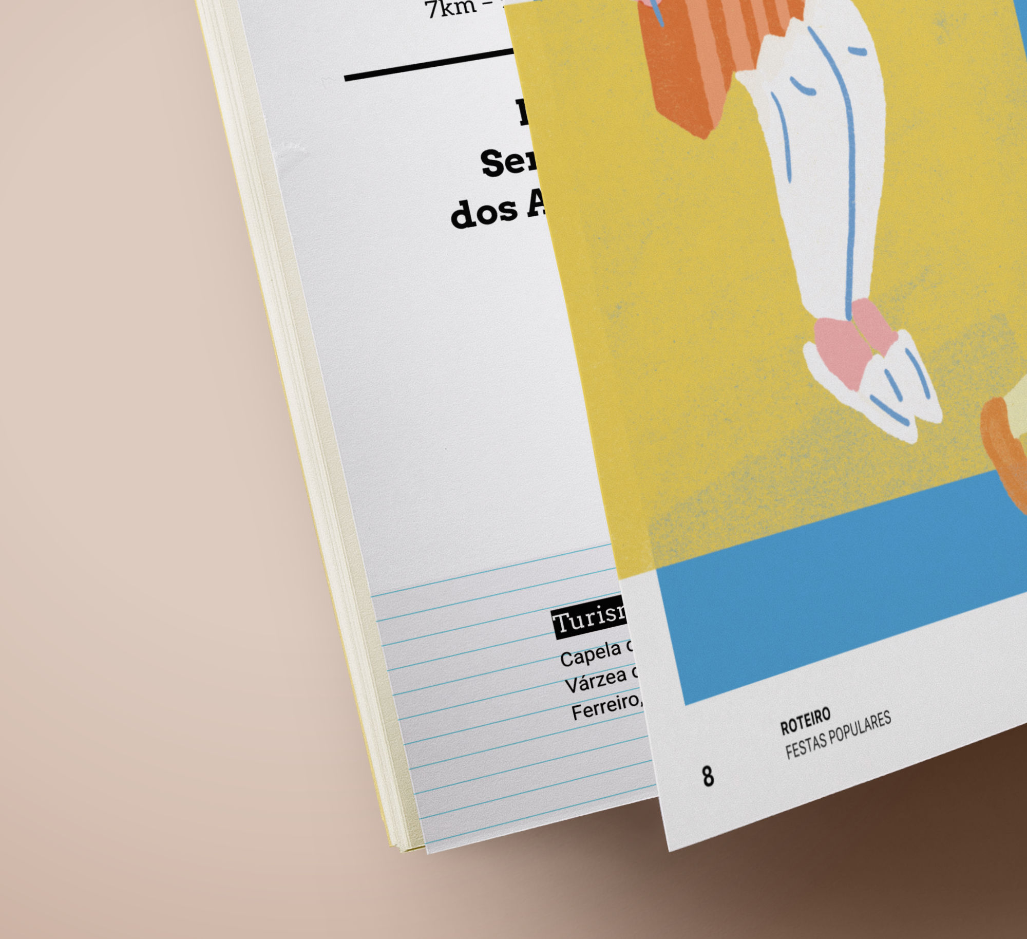 A detailed shot of the guide's footer, highlighting the small text, page number, and subtle graphic elements.