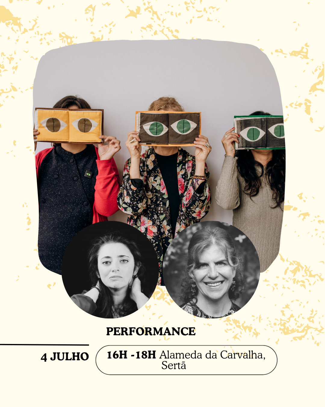 A detail of a cultural activity, with the post's design reflecting the festival's unique artistic approach and editorial line.