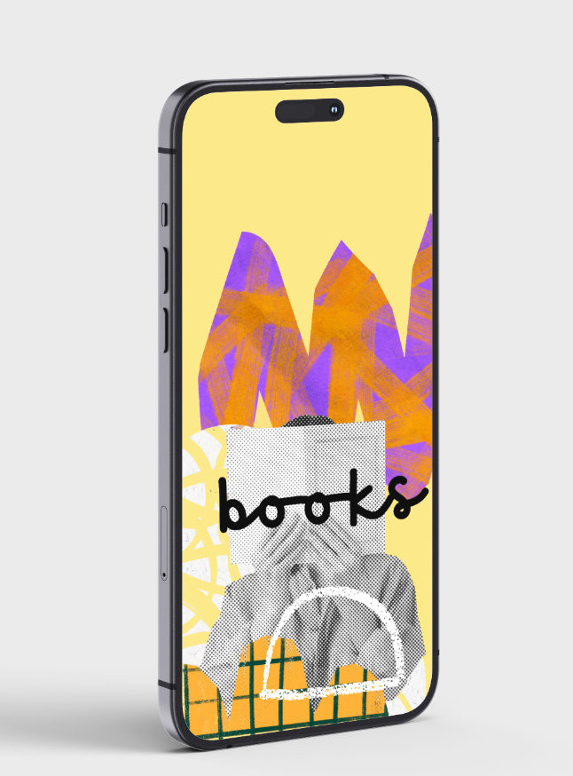 Phone mockup displaying a social media post designed by A NEW DAY, with the design optimized for mobile.